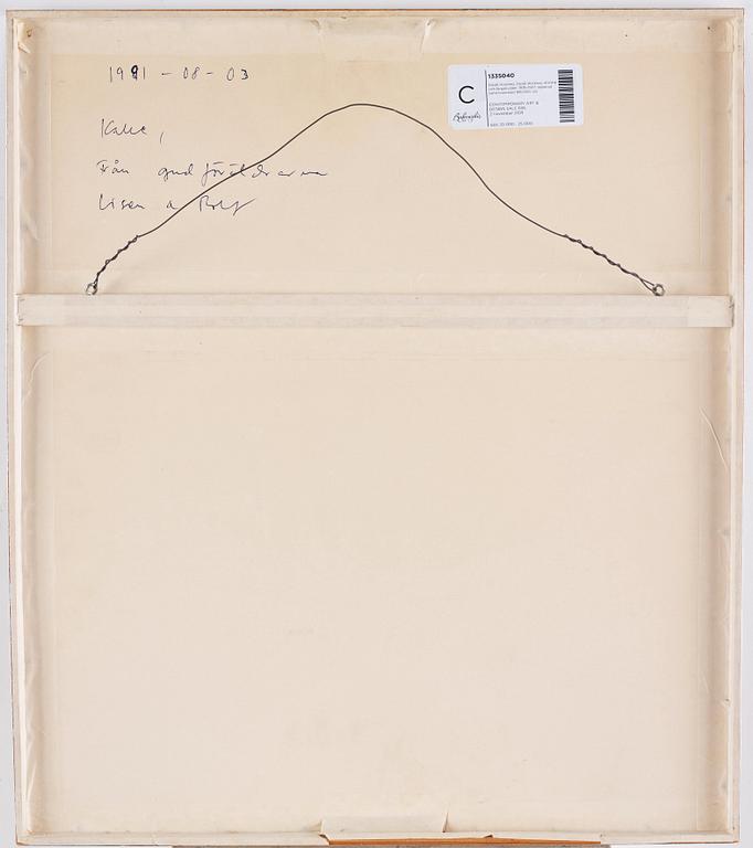 David Hockney, "Tick It, Tock It, Turn It True"  from: "The Blue Guitar".