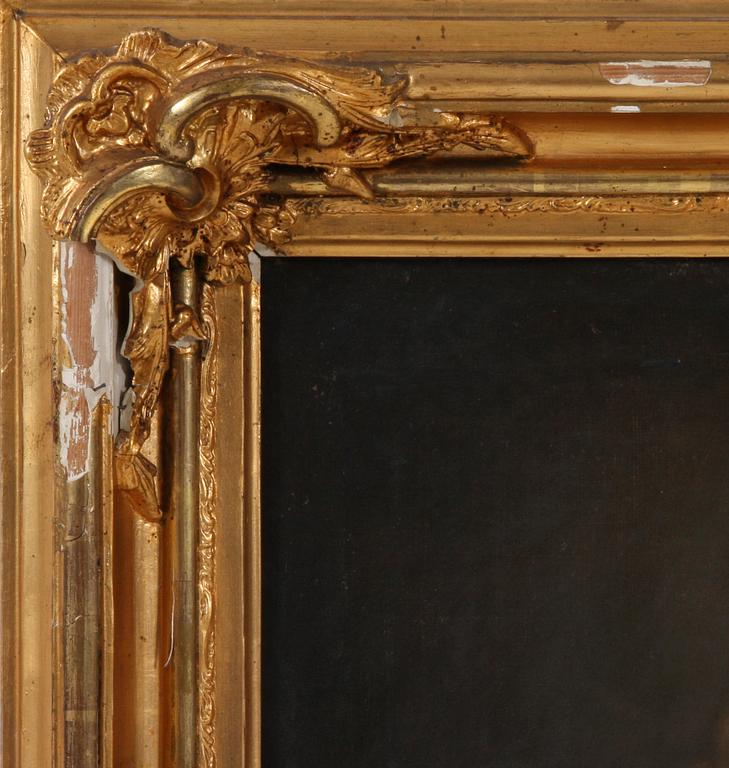 OKÄND KONSTNÄR, olja på duk, 1700/1800-tal.