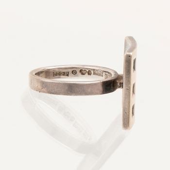 Sigurd Persson, ring silver Stockholm 1979.