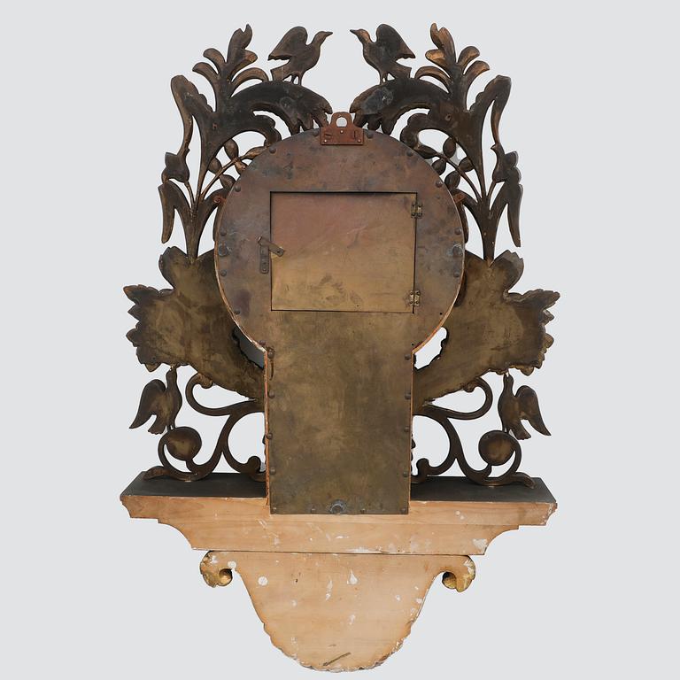 Wall clock in Gustavian style, early 20th century.