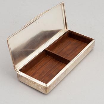 A silver box by Axel Holm, Denmark, second half of the 20th Century.