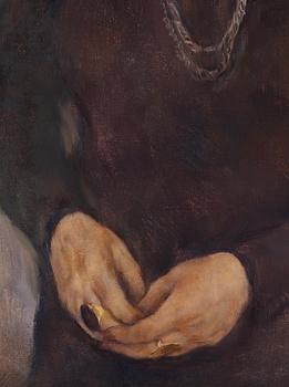 Lotte Laserstein, Lady in black dress.