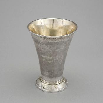 BÄGARE, silver, Johan Gadd, 1760-1775, vikt ca 275 gram.
