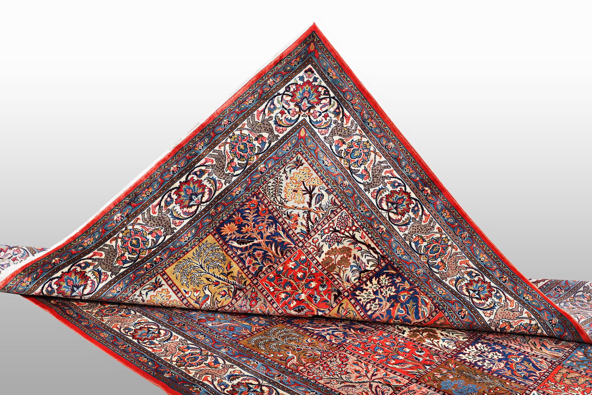 A carpet, Qum, ca 336 x 248 cm.
