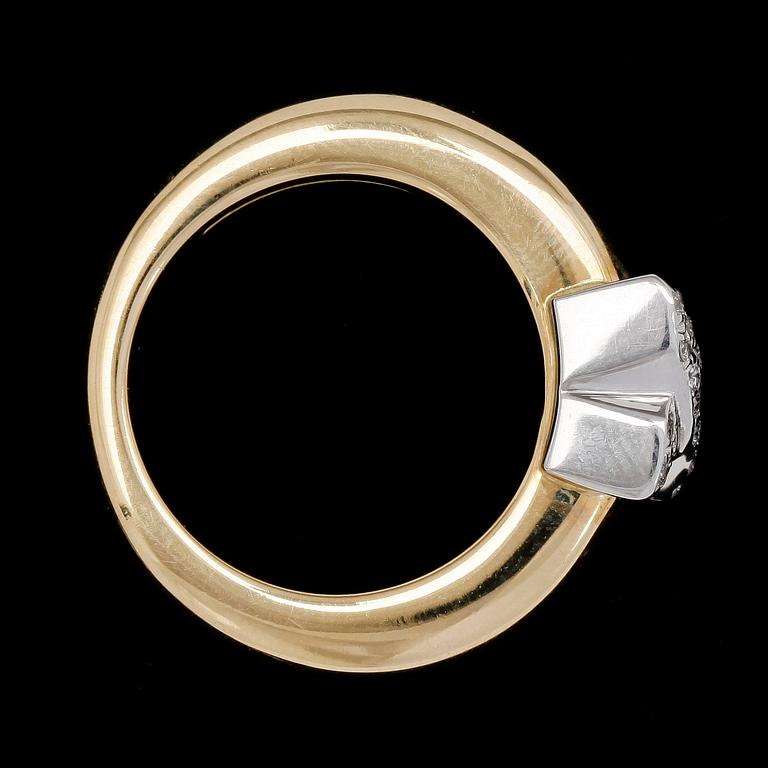 RING, briljantslipade diamanter, tot. 0.30 ct.