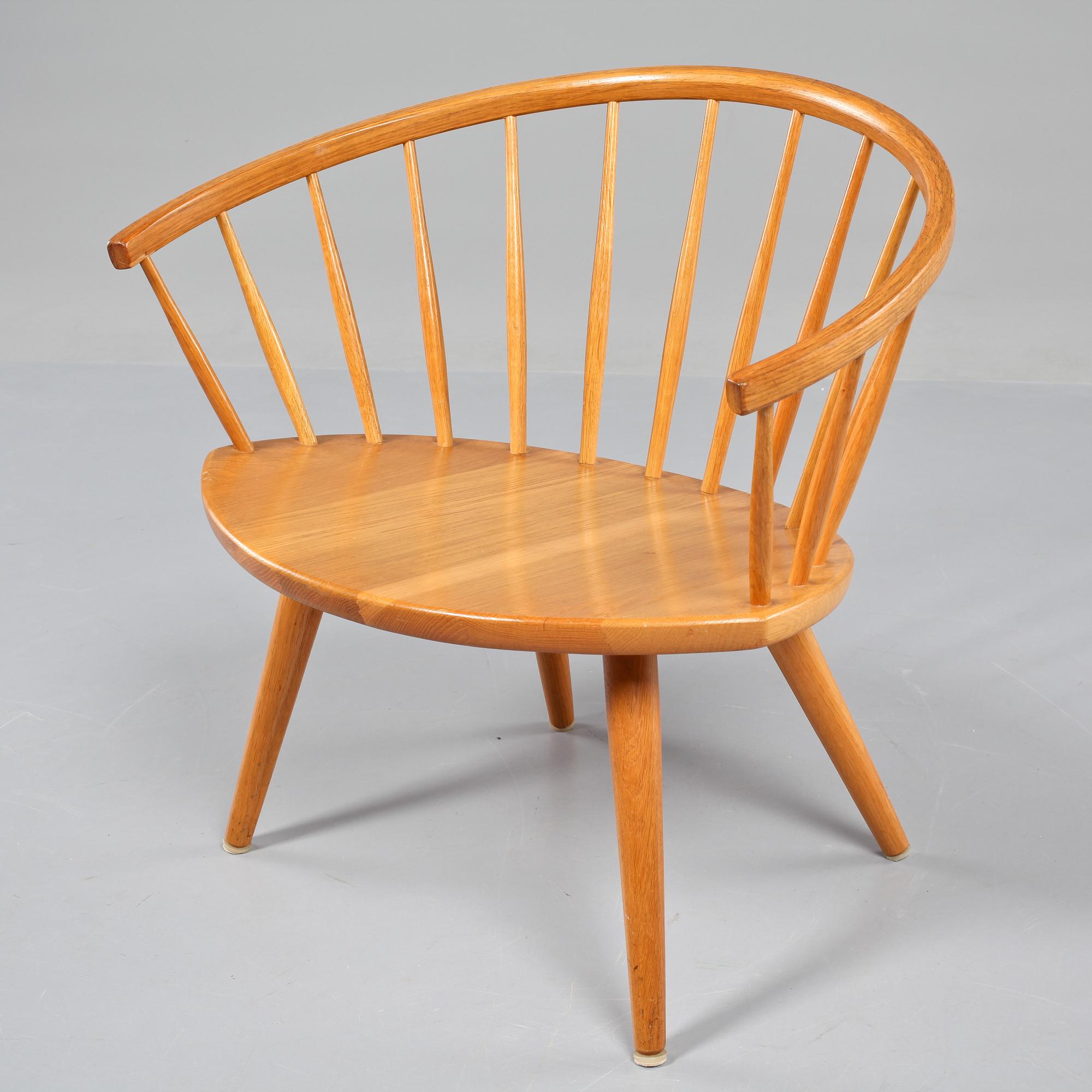 KARMSTOL, "Arka" Yngve Ekström, modellen formgiven 1955.