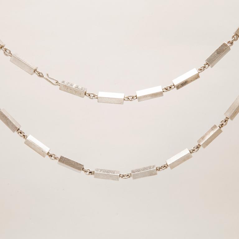 Rey Urban, necklace link chain silver Stockholm 1976.