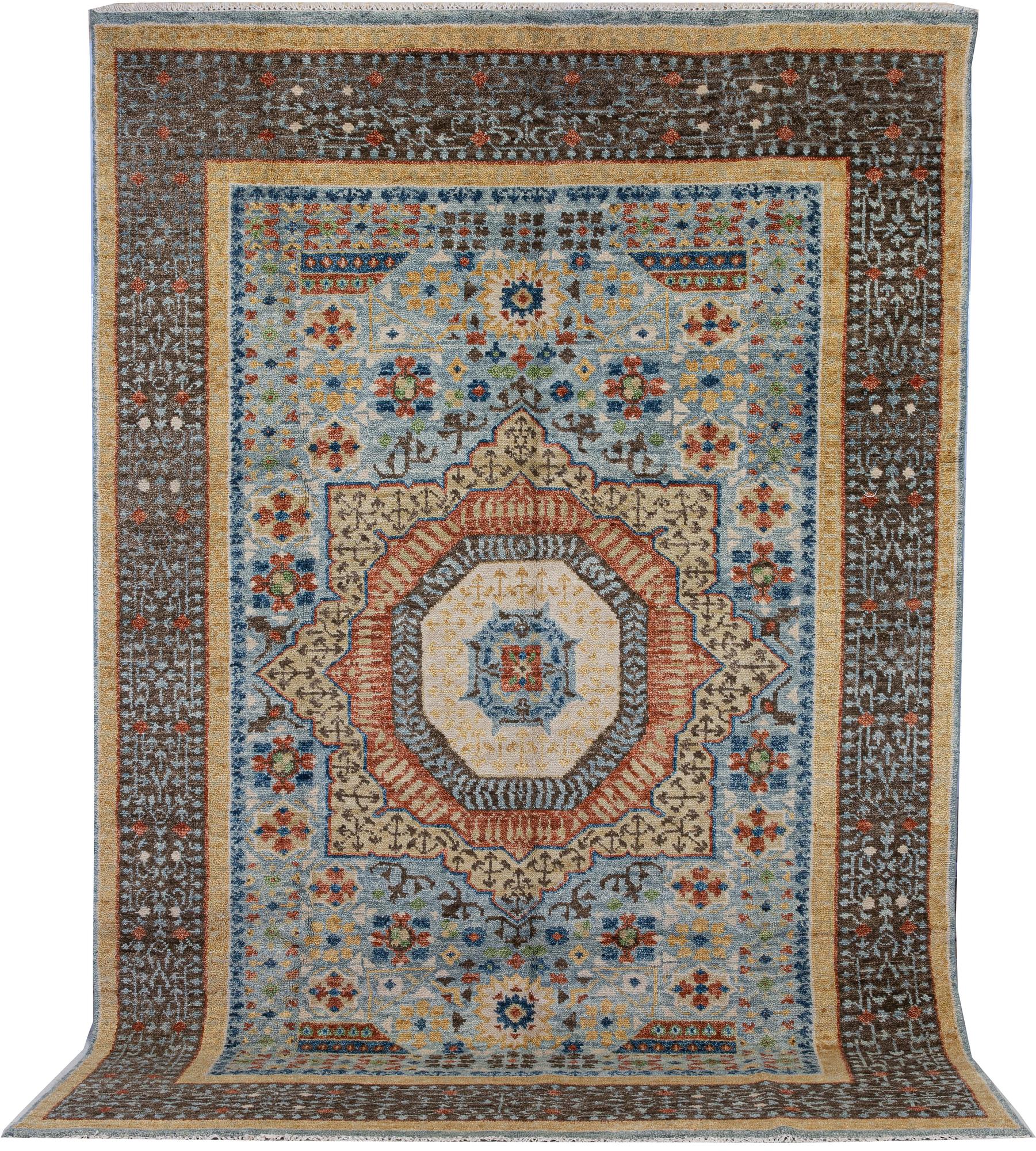 A carpet, Mamluk Design, ca 364 x 254 cm.
