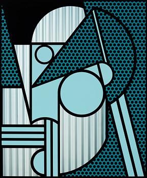 Roy Lichtenstein, "Modern Head #4".