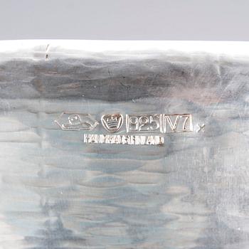 SKÅL, silver, invändigt emaljerad, Reijo Sirkeoja, Kultakeskus, 1974.