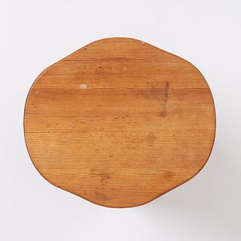 David Rosén, a pine stool 'Berga', Nordiska Kompaniet, Sweden 1930-1940s.