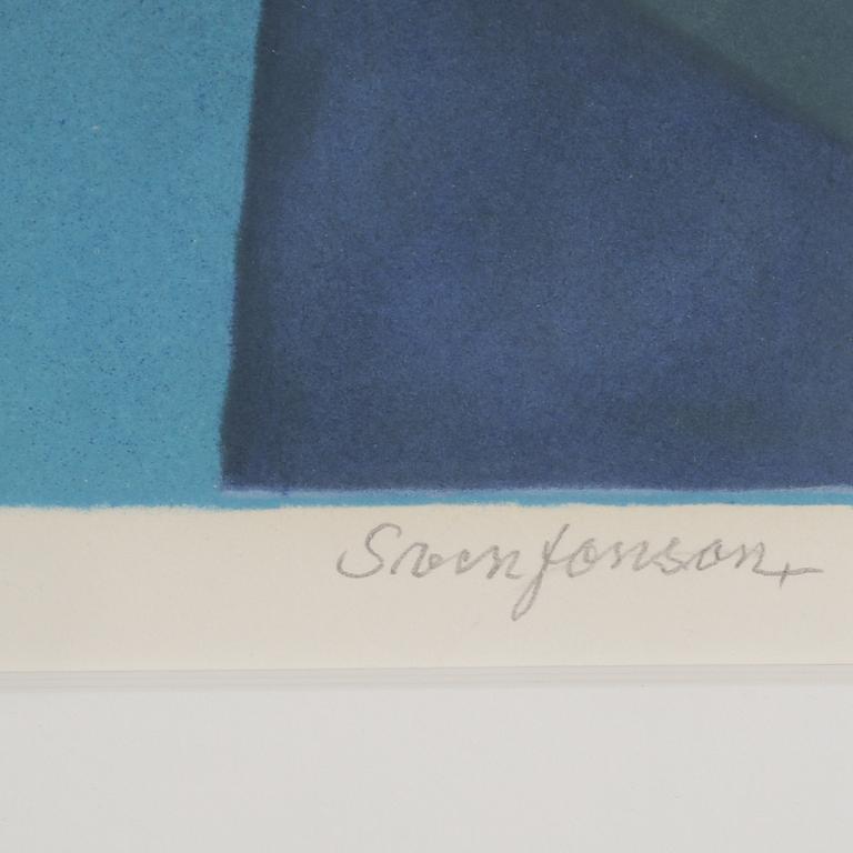 SVEN JONSON, färglitografi, signerad samt numrerad 220/350.