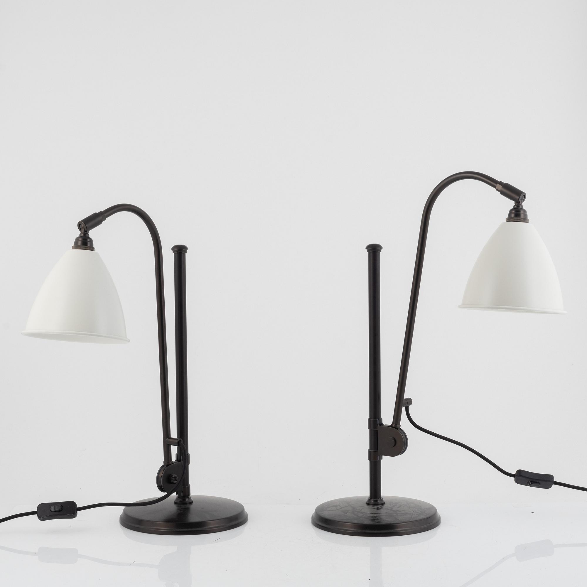 Robert Dudley Best, bordslampor ett par, Bestlite BL 1,