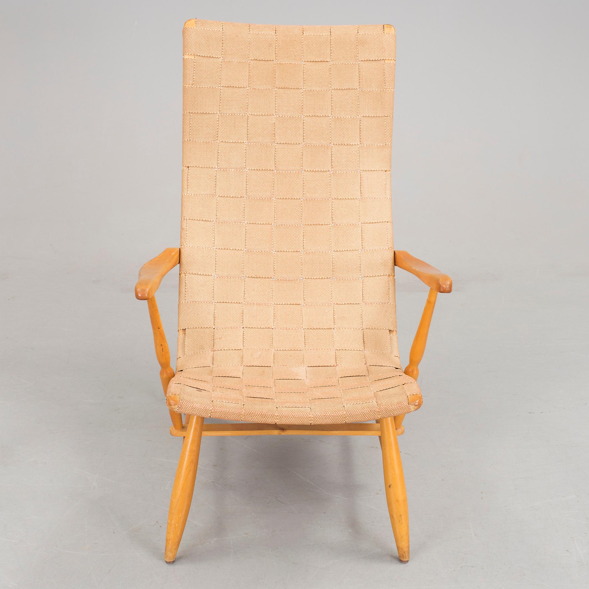 FÅTÖLJ, möjl "Anders", Yngve Ekström, 1900-talets andra hälft.