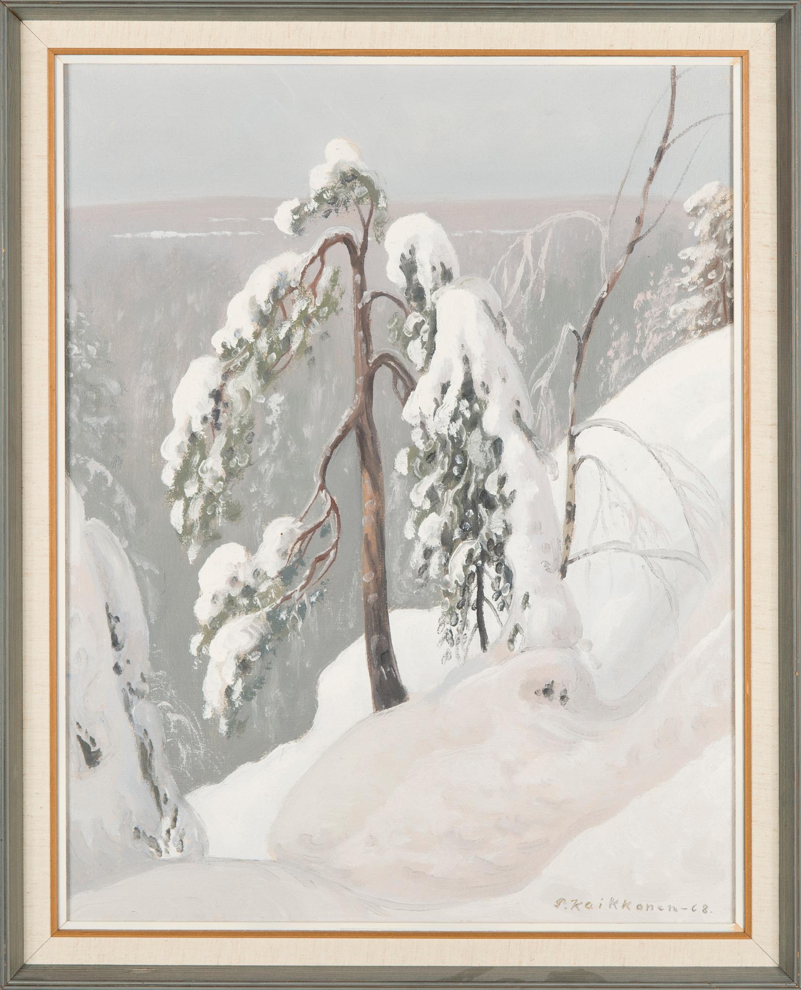 Paavo Kaikkonen, oil on canvas, signed and dated -68.