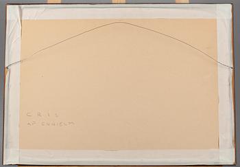 CRIS AF ENEHIELM, olja på papper, signerad.