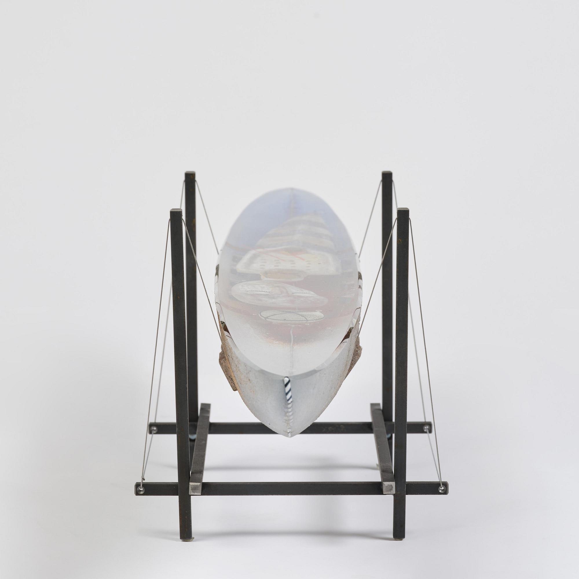 Bertil Vallien, "Sleeping Princess un-20", a unique sand cast glass sculpture, Kosta Boda, Sweden.