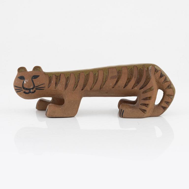 Lisa Larson, a 'Tiger' figurine from the 'Afrika' series, Gustavsberg.