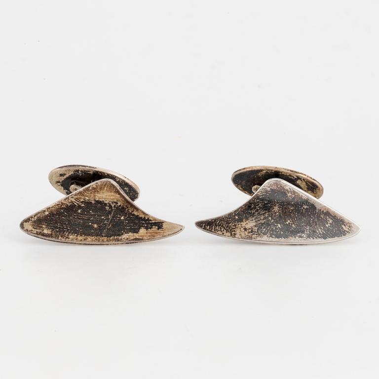 BRØDRENE BJORKLUND,  Cufflinks, sterling silver.