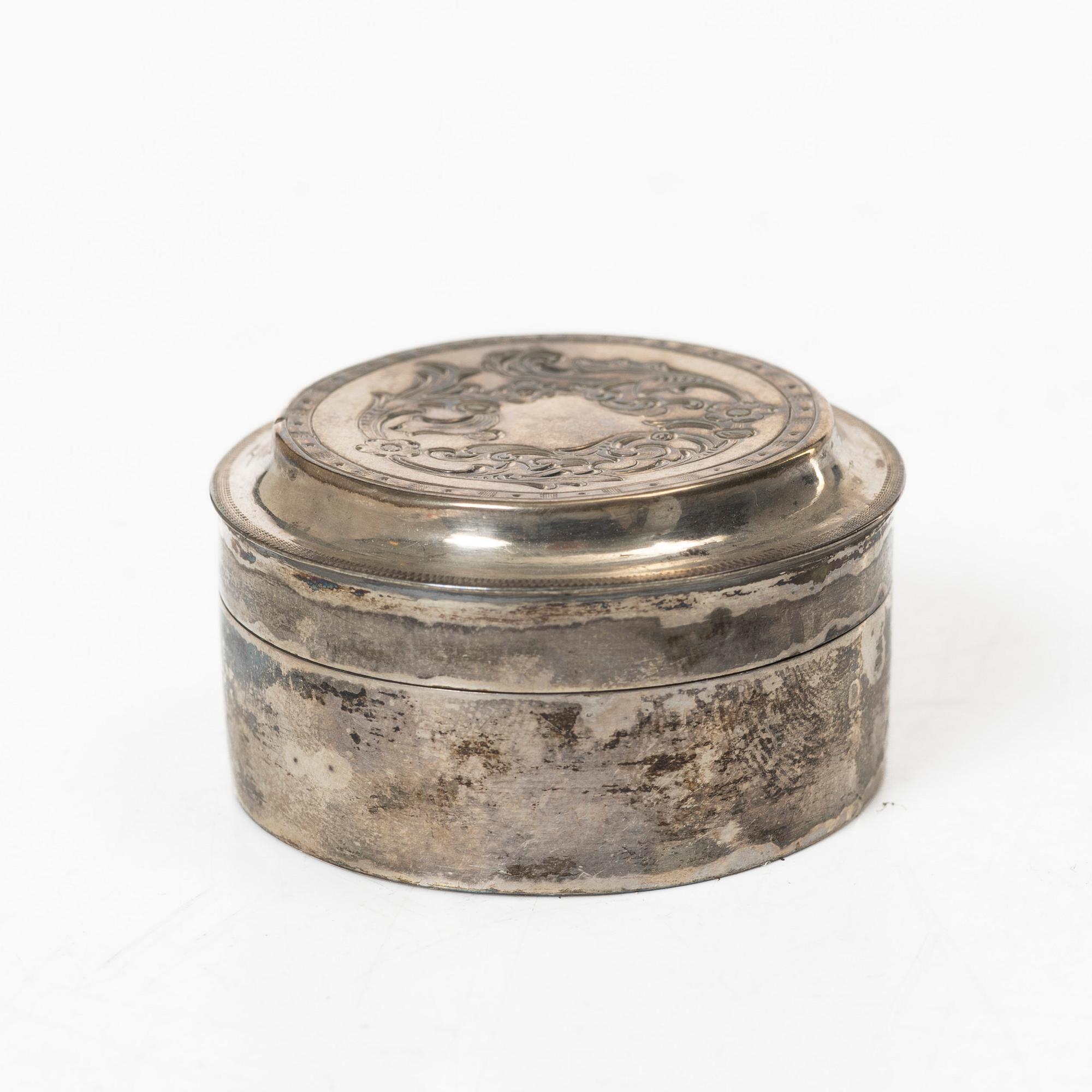 Dosor, 4 st, silver, 1800-1900-tal.