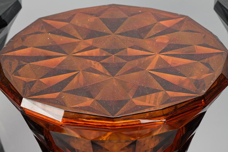 PALLAR, 3 st, "Stone", Marcel Wanders för Kartell, formgiven 2006.