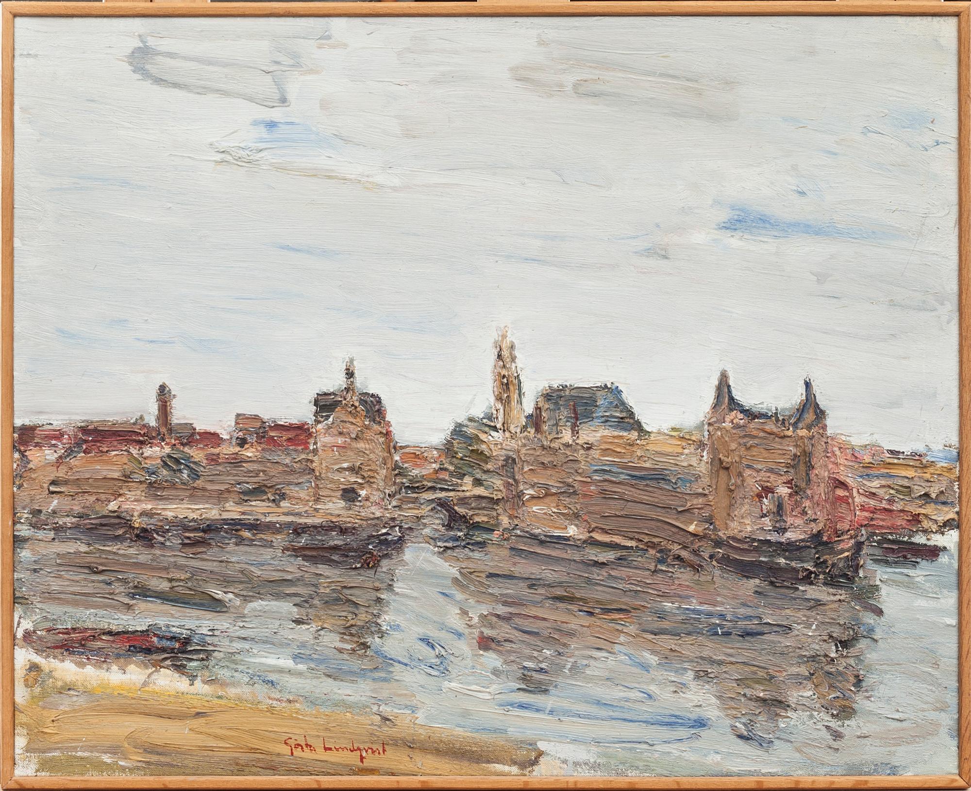 GÖSTA LINDQVIST, olja på duk, signerad och daterad, 1974.