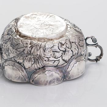 A silver brandy bowl, Porto, Portugal 18th century.