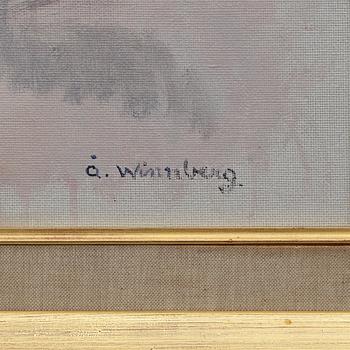 ÅKE WINNBERG, olja på duk, signerad.