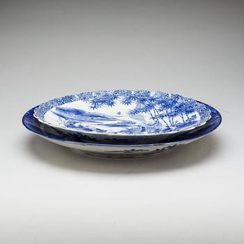 FAT, 2 st, porslin, Japan, 1900-tal.