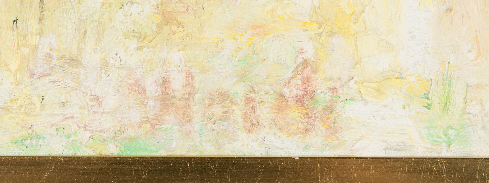Rafael Wardi, oil on canvas, signed.