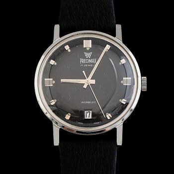 ARMBANDSUR, stål, Precimax, manuell.