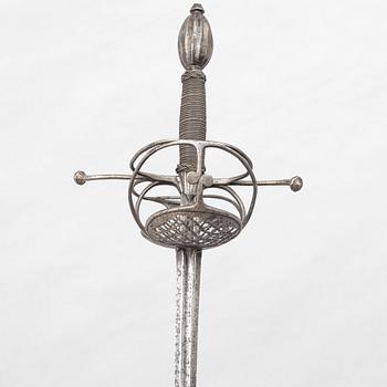 Rapier, second half of the 17th century.