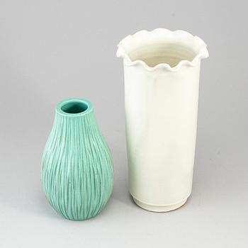 ANNA-LISA THOMSON, two eartheware vases from Upsala-Ekeby.