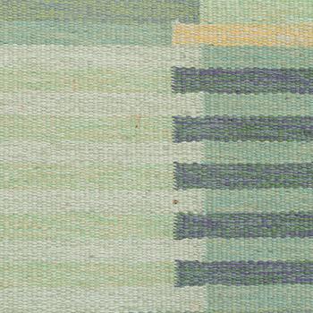 Carl Malmsten, a carpet, "Capella, grön". Flat weave. 301 x 194 cm. Signed CM.
