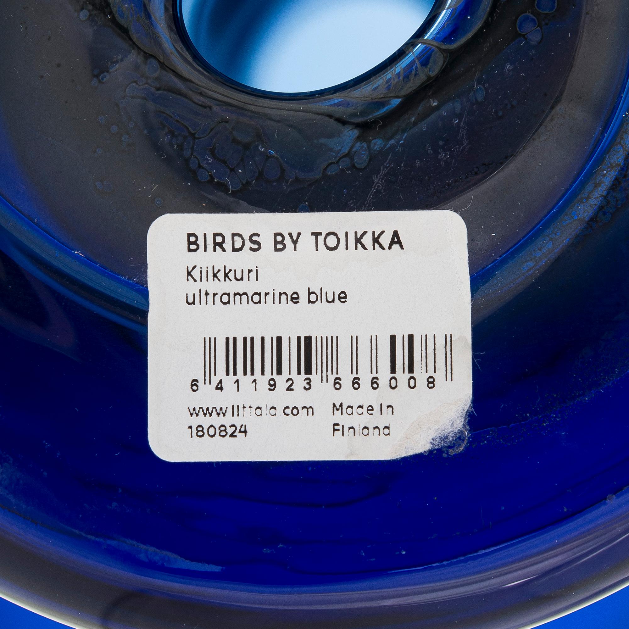 Oiva Toikka, glasfågel, signerad Oiva Toikka IITTALA SCOPE 2019 312/500.