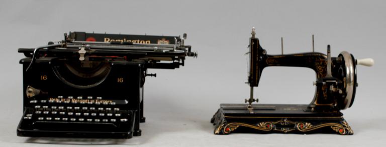 SKRIVMASKIN SAMT SYMASKIN, tidigt 1900-tal.