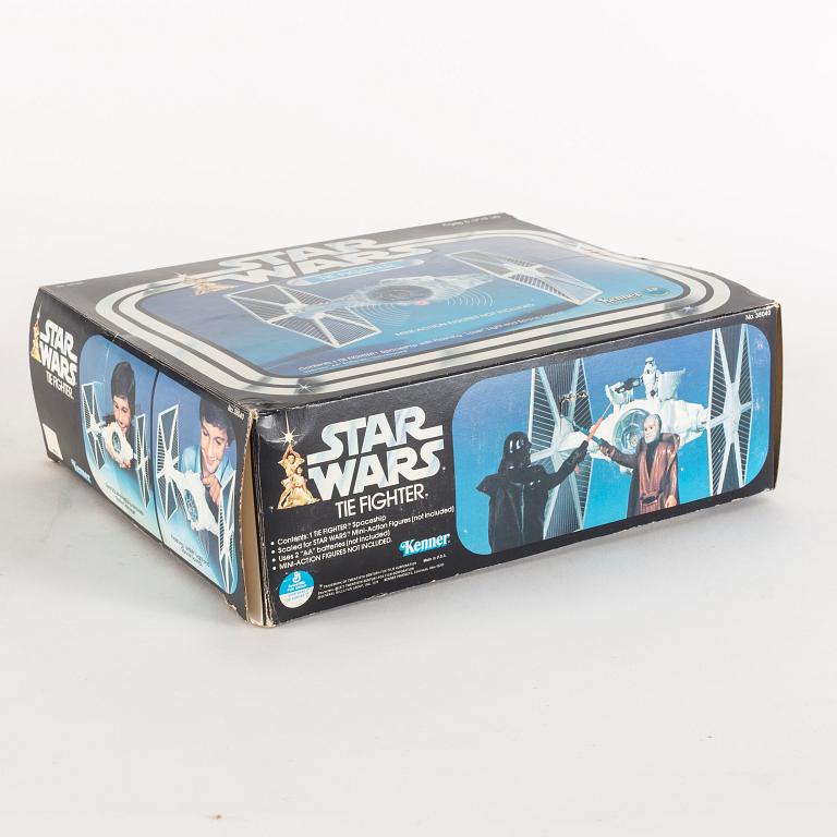 STAR WARS, Tie fighter i kartong, Star Wars, Kenner, 1978.