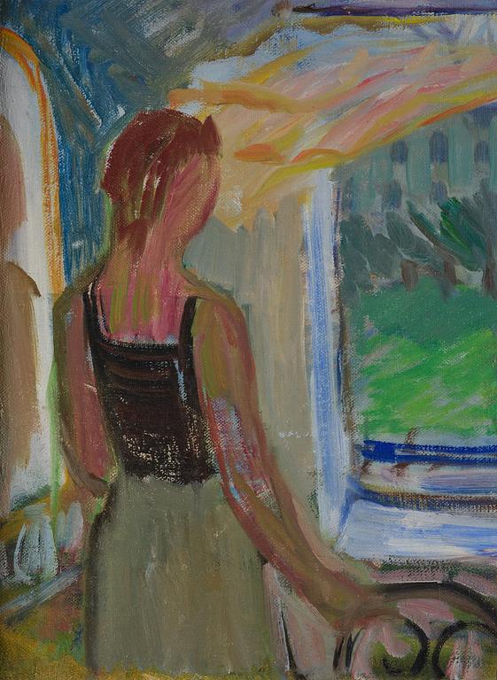 Tove Jansson, Girl by the window.
