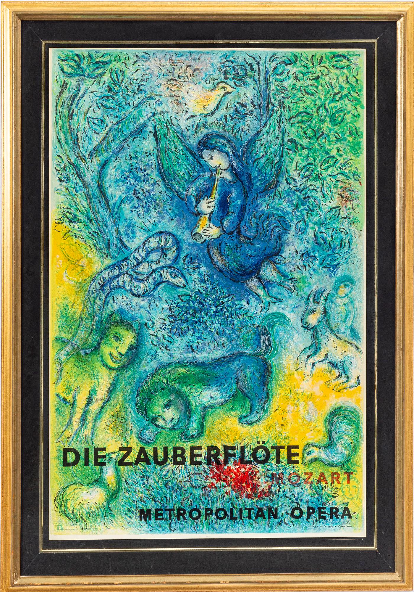 Marc Chagall, after, "Die Zauberflöte".