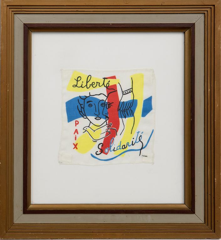 Fernand Léger, efter, "Liberté Paix Solidarité".