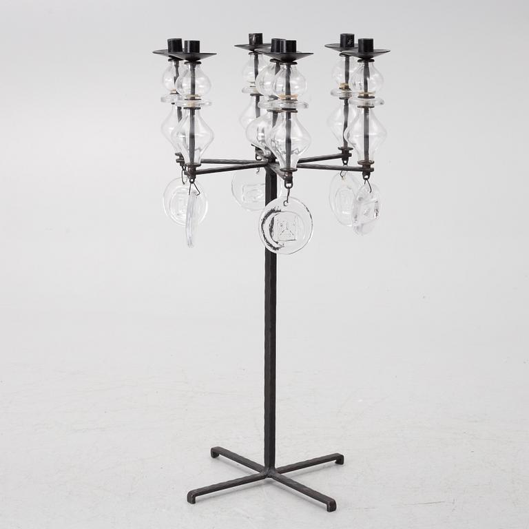 Erik Höglund, floor candle holder, Boda Smide.