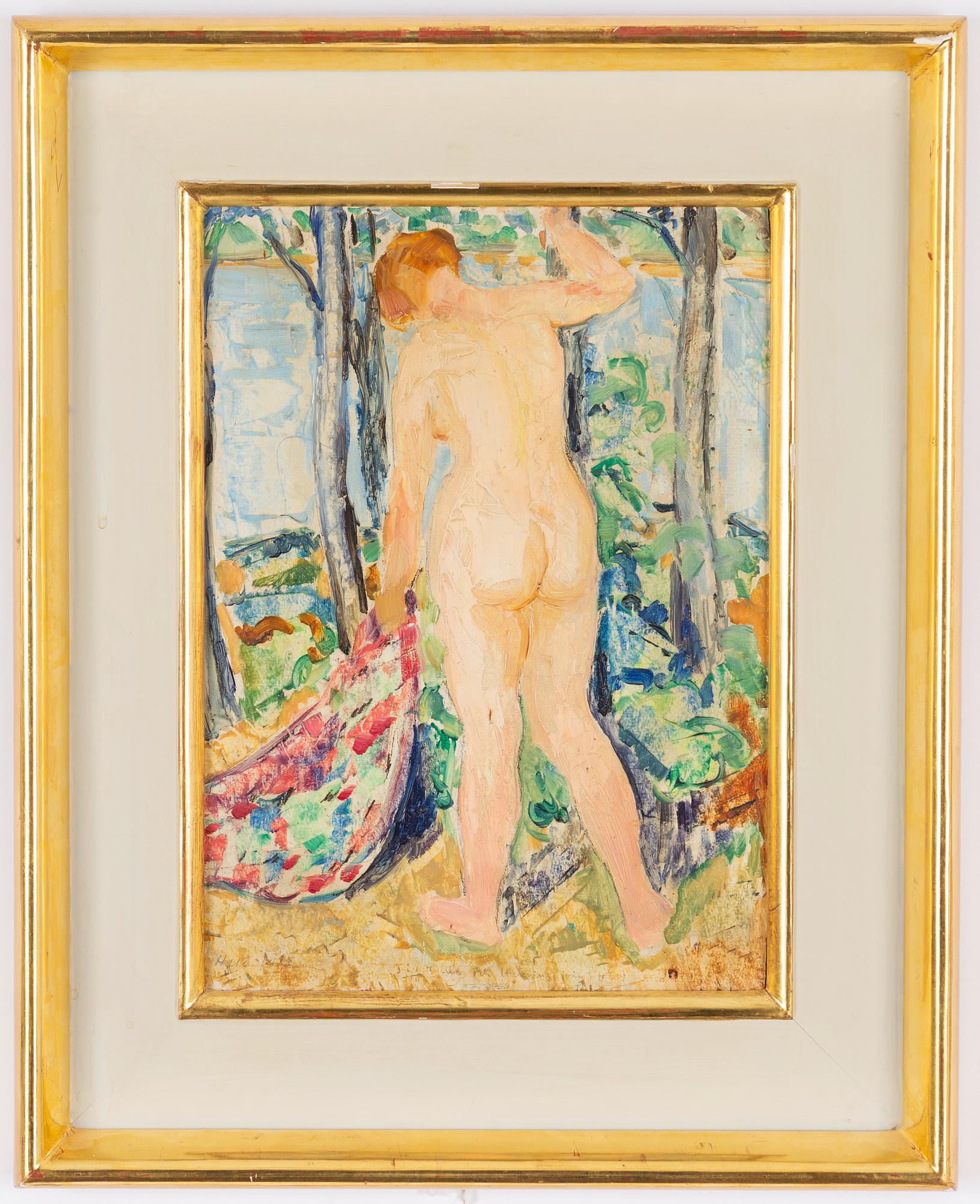 Edward Hald, Vid vattnet.