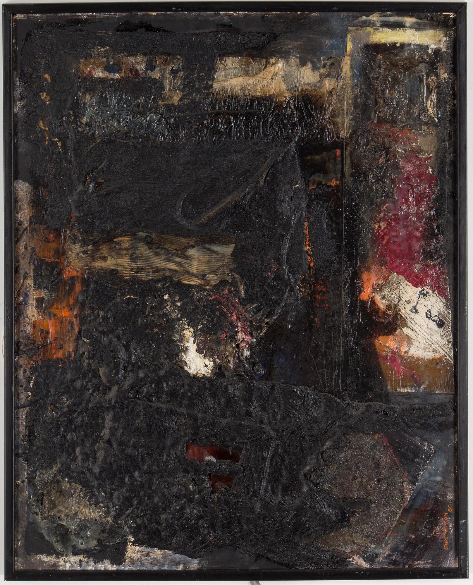 STURE NILSSON VALENTIN, olja på duk. Signerad och daterad 1960.