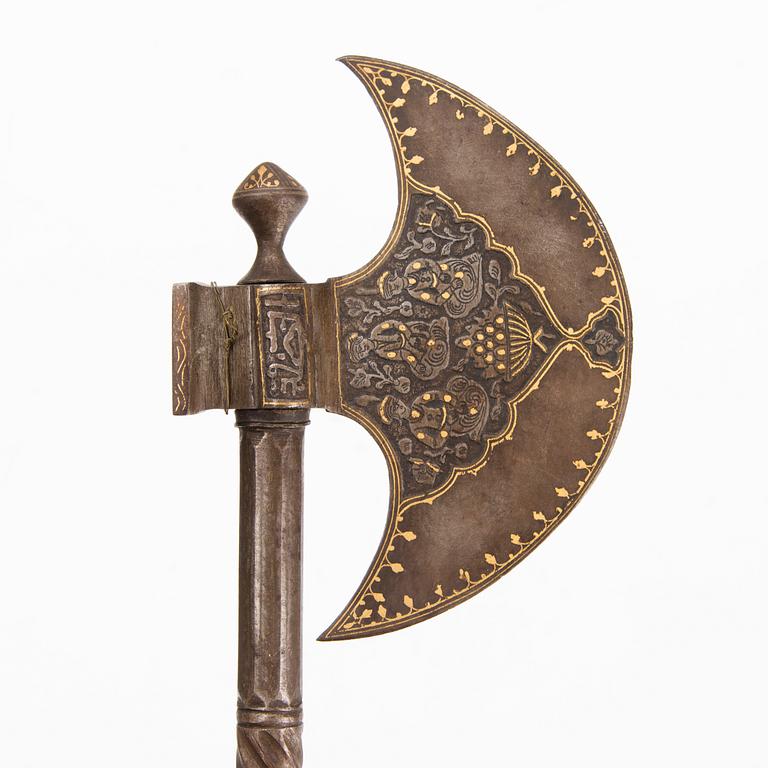 A 19th Century Indo-Persian Tabar axe.