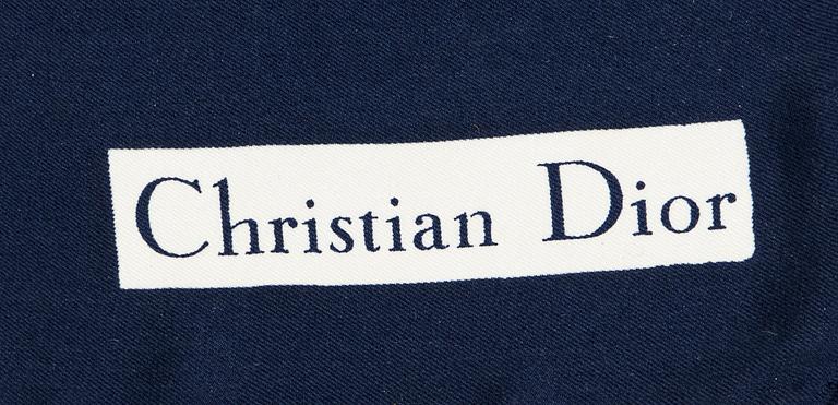 Christian Dior, two silk scarves.