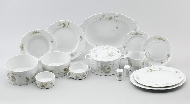 MATSERVIS, 59 delar, porslin, Classic Rose Collection, Rosenthal.