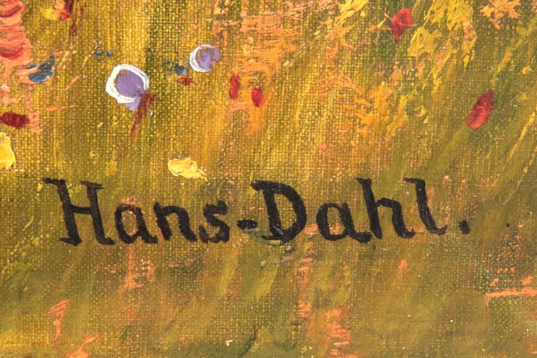 Hans Dahl,  oil on canvas signed.