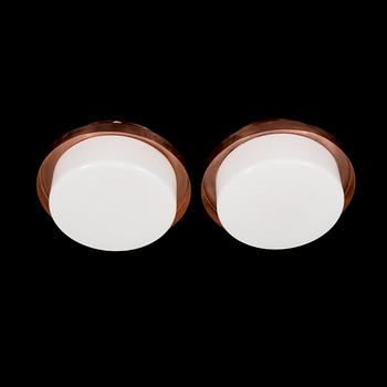 Lisa Johansson-Pape, two mid-20th century wall-/ceiling lights for Stockmann Orno.