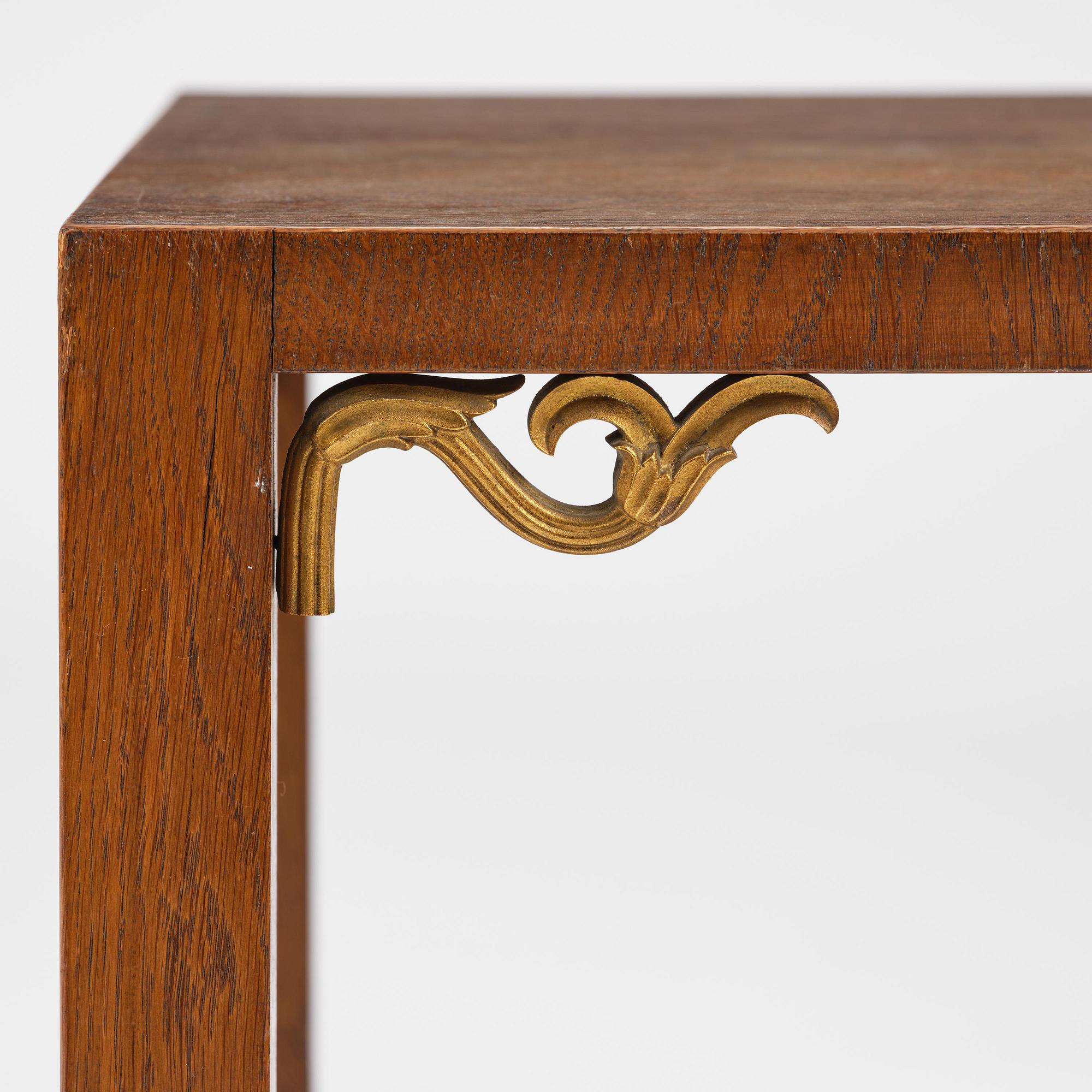 Niels Holger Rasmussen, an oak coffee table, Denmark, ca. 1924-27.