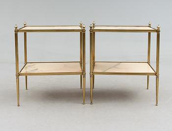 SÄNGBORD, 1 par, 1900-talets andra hälft.